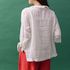 [Natural Garden] MADE N  Part 7 Neck Ruffle Linen Cardigan Blouse_High-quality material, frill detail, linen material_ Made in KOREA